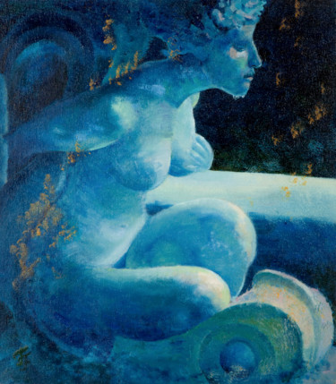 Картина под названием "За мгновение до" - Татьяна Майорова, Подлинное произведение искусства, Масло Установлен на Деревянная…