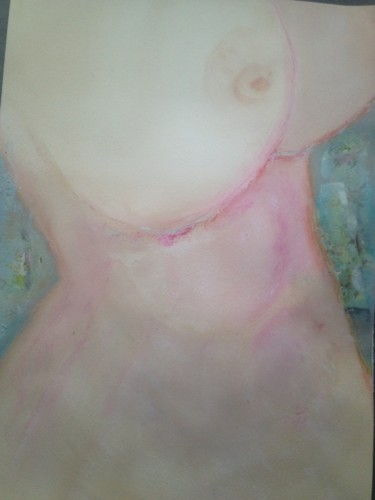 绘画 标题为“buste de femme” 由Mai, 原创艺术品, 水彩
