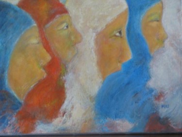 Peinture intitulée "la voix des femmes" par Mai, Œuvre d'art originale