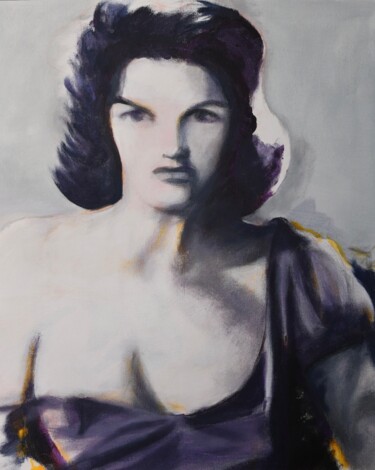 Malarstwo zatytułowany „Actrice italienne” autorstwa Maïté Letord, Oryginalna praca, Akryl
