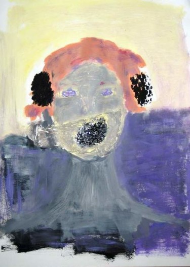 Peinture intitulée "taurine" par Maithé Bru, Œuvre d'art originale, Acrylique
