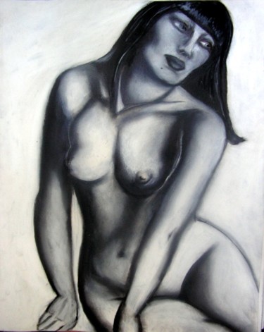 Drawing titled "homage to lempicka" by Maitresseb, Original Artwork, Other