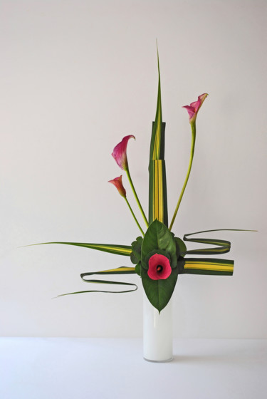 Artisanat intitulée "Ikebana moderne par…" par Thai Mai Van, Œuvre d'art originale