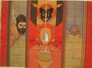 Pintura intitulada "Mullahs never" por Maiwandol, Obras de arte originais, Acrílico
