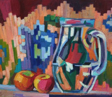 Malerei mit dem Titel "Still life" von Maja Djokic Mihajlovic, Original-Kunstwerk, Öl