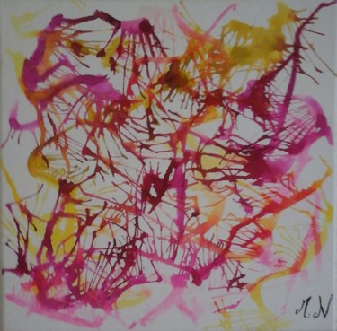 Peinture intitulée "Encrée dans l'âtre" par Majandra Nirvana, Œuvre d'art originale, Autre