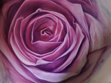 Tekening getiteld "Desert Rose" door Maja Poljak, Origineel Kunstwerk, Potlood
