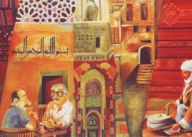 Pintura titulada "Orient" por Majd Kayali, Obra de arte original