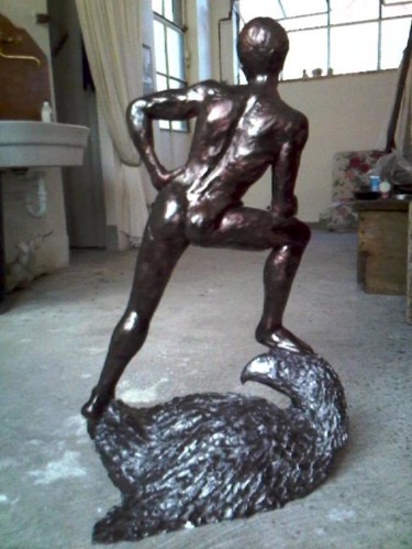 Scultura intitolato "Arrogance back view" da Majd, Opera d'arte originale, Altro