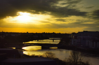 Photographie intitulée "Coucher de soleil n…" par Willy Hervy, Œuvre d'art originale, Photographie numérique