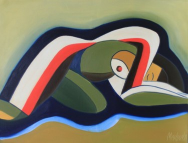 Pintura titulada "Repos" por Makovka, Obra de arte original, Oleo