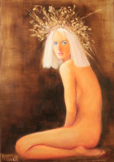 Peinture intitulée "Monika" par Makovka, Œuvre d'art originale