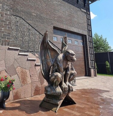 Sculpture intitulée "Скульптура каменная…" par Максим Дергачев, Œuvre d'art originale, Pierre