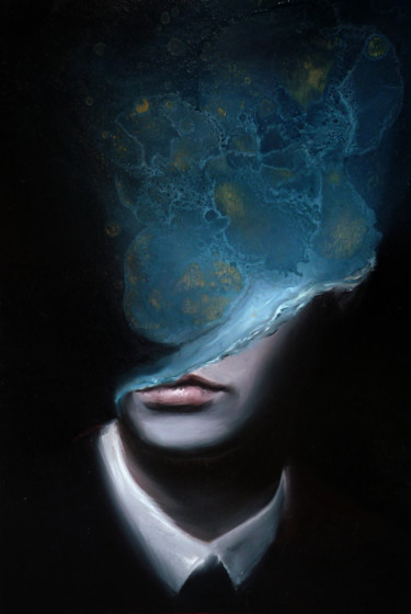 Malarstwo zatytułowany „longing for darkness” autorstwa Maksim Krapht, Oryginalna praca, Olej