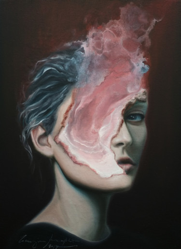 Malarstwo zatytułowany „Addiction.” autorstwa Maksim Krapht, Oryginalna praca, Olej