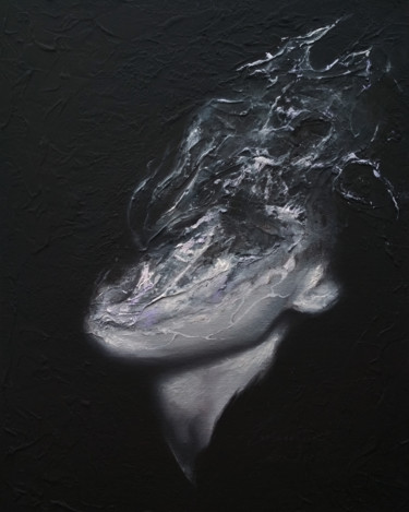 Картина под названием "tension" - Maksim Krapht, Подлинное произведение искусства, Масло