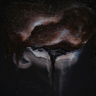 Peinture intitulée "Corrosion" par Maksim Krapht, Œuvre d'art originale, Huile