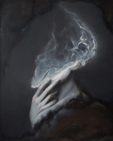 Malerei mit dem Titel "Forgotten soul .6" von Maksim Krapht, Original-Kunstwerk, Öl