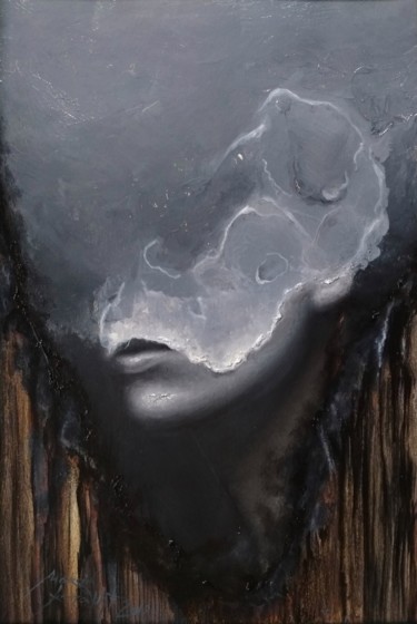 Painting titled "Forgotten soul .11" by Maksim Krapht, Original Artwork, Oil