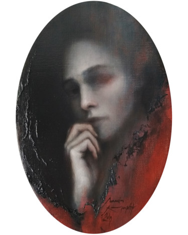 Картина под названием "Oxidation" - Maksim Krapht, Подлинное произведение искусства, Масло