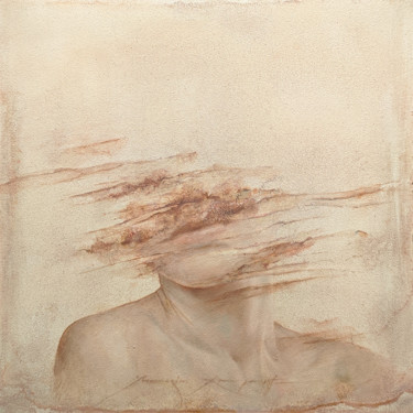 Painting titled "remnant .20094" by Maksim Krapht, Original Artwork, Oil