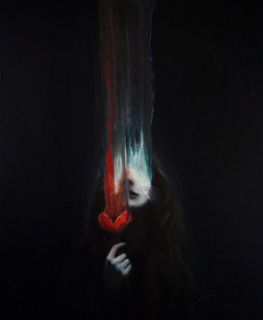 Malerei mit dem Titel "Affect" von Maksim Krapht, Original-Kunstwerk, Öl