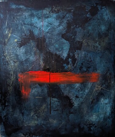 Pittura intitolato ""Struggle for freed…" da Maksym Rublov, Opera d'arte originale, Acrilico