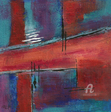 Painting titled "Abstrait / abstract" by Mala, Original Artwork, Acrylic