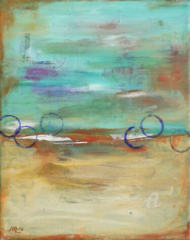 Pittura intitolato "Abstrait / abstract" da Mala, Opera d'arte originale, Acrilico