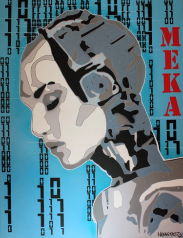 Peinture intitulée "MEKA" par Malagarty, Œuvre d'art originale, Acrylique