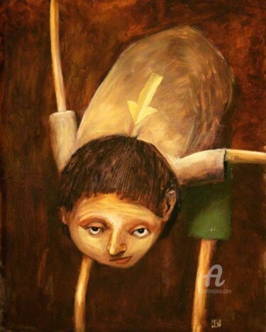 Pintura intitulada "Dol" por Krzysztof Iwin, Obras de arte originais