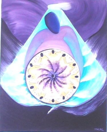 Peinture intitulée "Le temps d'une vie.." par Malauma E, Œuvre d'art originale