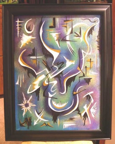 Painting titled "The Eternal Thought" by Malcolm Gibson, Original Artwork