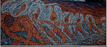 Heaving in the new day Painting titled "Heaving in the new…" by Male Beauty Forum Lifestyle, Original Art, Oil