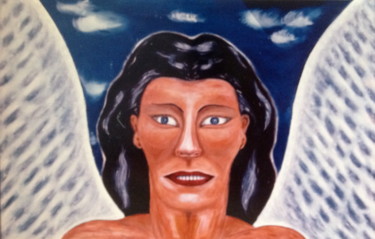 Pintura titulada "Female Angel Ethere…" por Male Beauty Forum Lifestyle, Obra de arte original, Otro