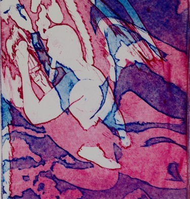 Incisioni, stampe intitolato "Archangel Intrepid…" da Male Beauty Forum Lifestyle, Opera d'arte originale, Acquaforte