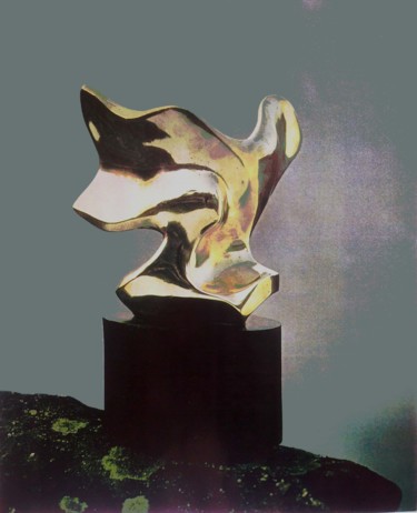 Escultura intitulada "Triunfo" por Maleco Pacaraí, Obras de arte originais, Bronze