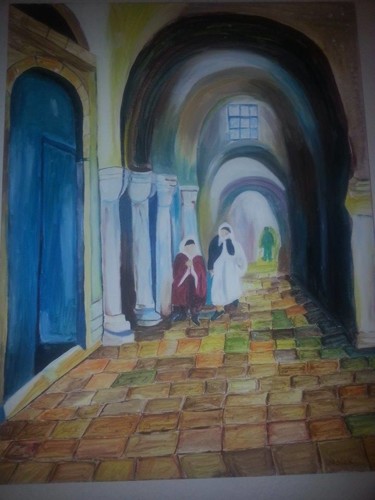 Peinture intitulée "12625624-7887696812…" par Malek Elcheikhh, Œuvre d'art originale