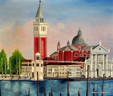 Pintura titulada "Venecia" por Maleny, Obra de arte original