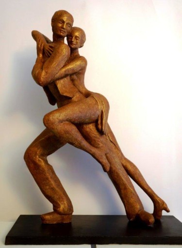 Sculpture intitulée "danseurs de tango" par Marie Celine Malezieux Ribeyre, Œuvre d'art originale