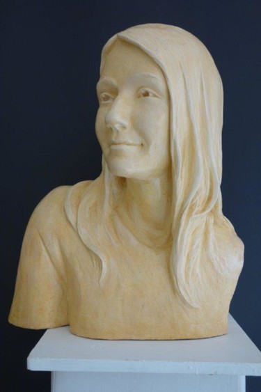 Sculpture titled "Amandine" by Marie Celine Malezieux Ribeyre, Original Artwork