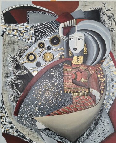 "Empress" başlıklı Tablo Małgorzata Siepiela tarafından, Orijinal sanat, Akrilik