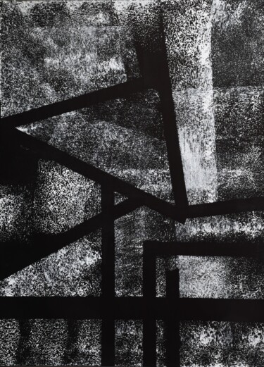Картина под названием "{De}Fences" - Małgorzata Wartołowicz (Margot Sophie), Подлинное произведение искусства, Акрил