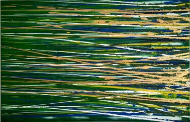 Malerei mit dem Titel "Jungle Speed" von Malik Hansen, Original-Kunstwerk, Acryl