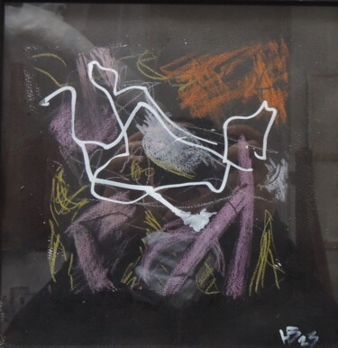 Schilderij getiteld "Etude equestre" door Malik Hansen, Origineel Kunstwerk, Acryl