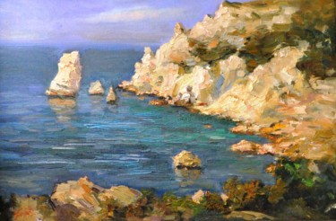 Painting titled "Джангуль" by Malila Pisarenko, Original Artwork, Oil