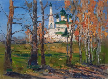 Картина под названием "Мужской монастырь" - Малила Писаренко, Подлинное произведение искусства, Масло