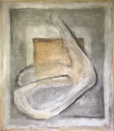 Schilderij getiteld "Akt kobiecy" door Malina Wieczorek, Origineel Kunstwerk, Acryl