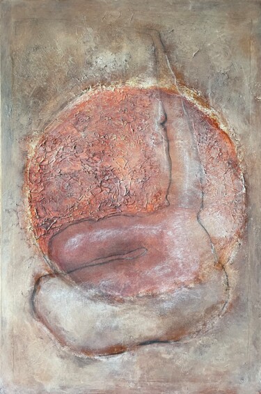Картина под названием "Akt, Kobieta i Wenus" - Malina Wieczorek, Подлинное произведение искусства, Акрил Установлен на Дерев…