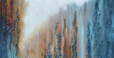 Картина под названием "Lining in The Forest" - Malinga Kumarasinghe, Подлинное произведение искусства, Акрил Установлен на Д…